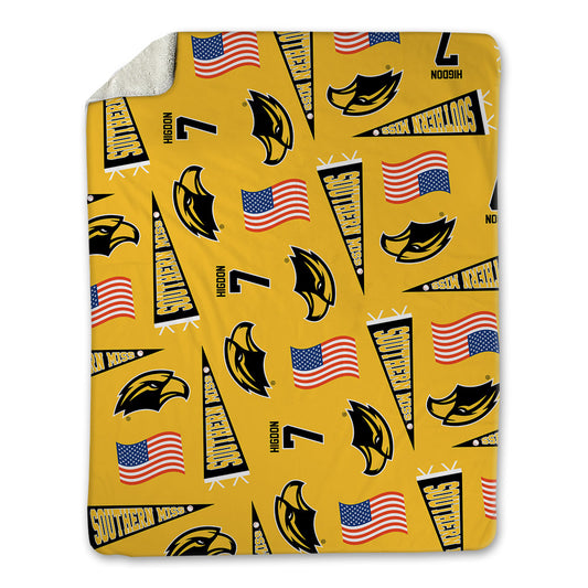 Southern Miss - NCAA Baseball : Ben Higdon - USA Blanket-0
