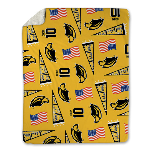 Southern Miss - NCAA Baseball : Lawson Odom - USA Blanket-0
