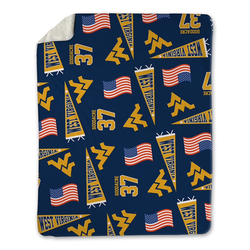 West Virginia - NCAA Baseball : Ben Goodacre - USA Blanket-0