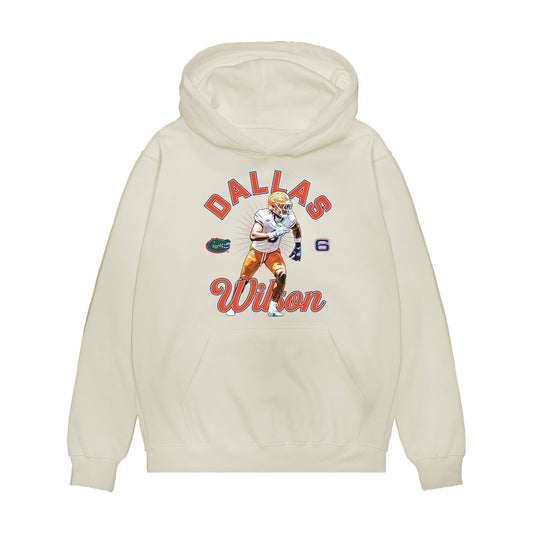 Florida - NCAA Football : Dallas Wilson - Graphic Tee Premium Hooded Sweatshirt-0