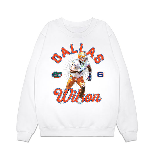 Florida - NCAA Football : Dallas Wilson - Graphic Tee Premium Crewneck Sweatshirt-0