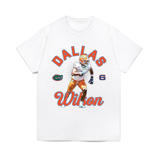 Florida - NCAA Football : Dallas Wilson - Graphic Tee Comfort Colors T-Shirt-0