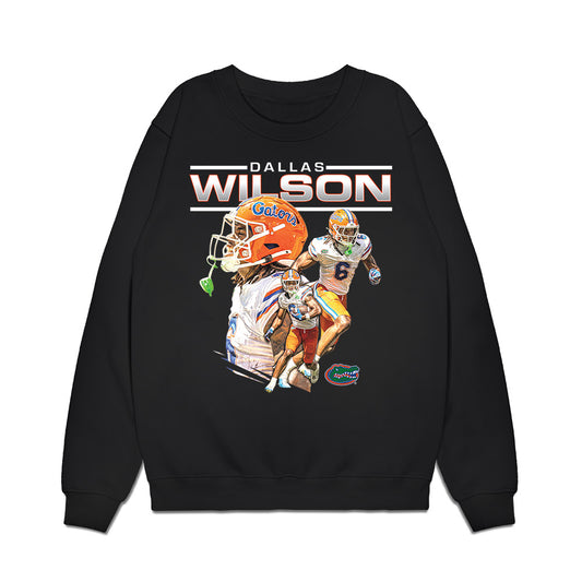 Florida - NCAA Football : Dallas Wilson - Collage Premium Crewneck Sweatshirt-0