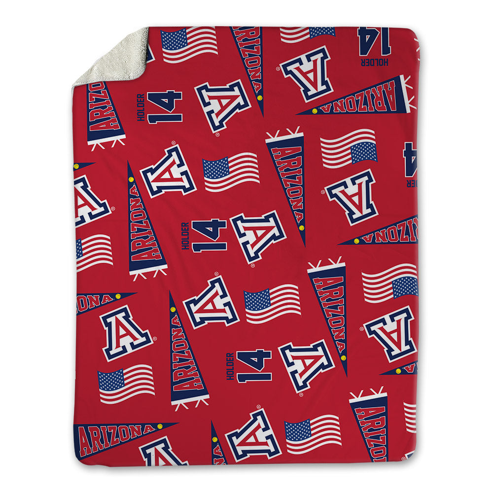 Arizona - NCAA Softball : Rylie Holder - USA Blanket-0