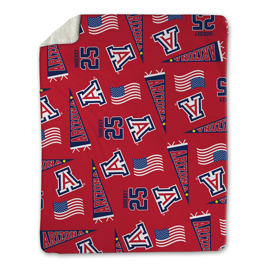 Arizona - NCAA Softball : Regan Shockey - USA Blanket-0