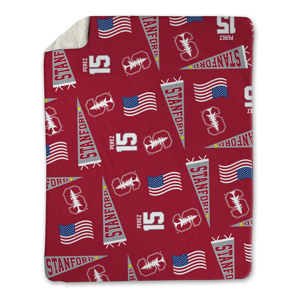 Stanford - NCAA Softball : Mylia Perez - USA Blanket-0