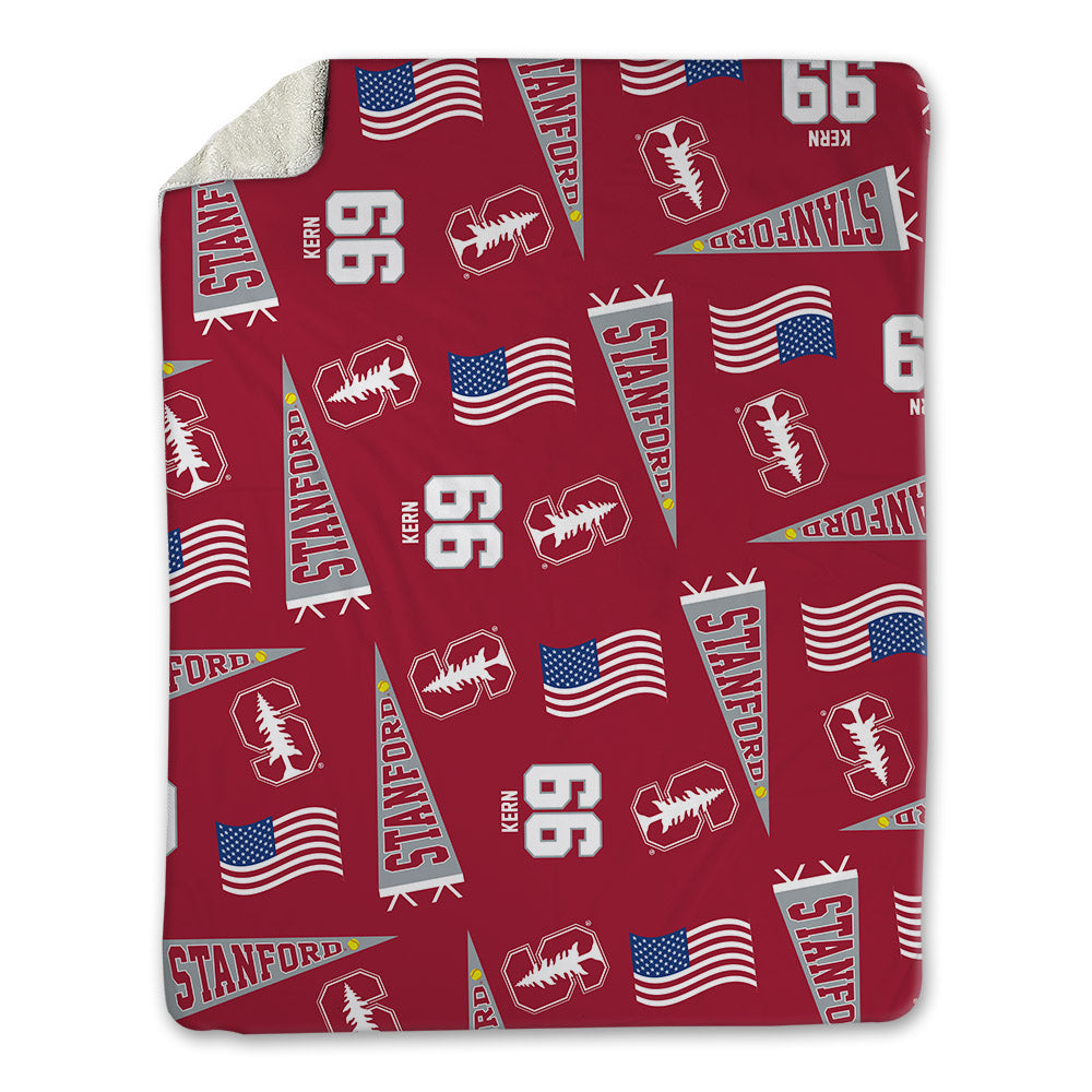 Stanford - NCAA Softball : Taryn Kern - USA Blanket-0