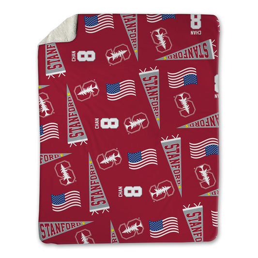 Stanford - NCAA Softball : Kyra Chan - USA Blanket-0