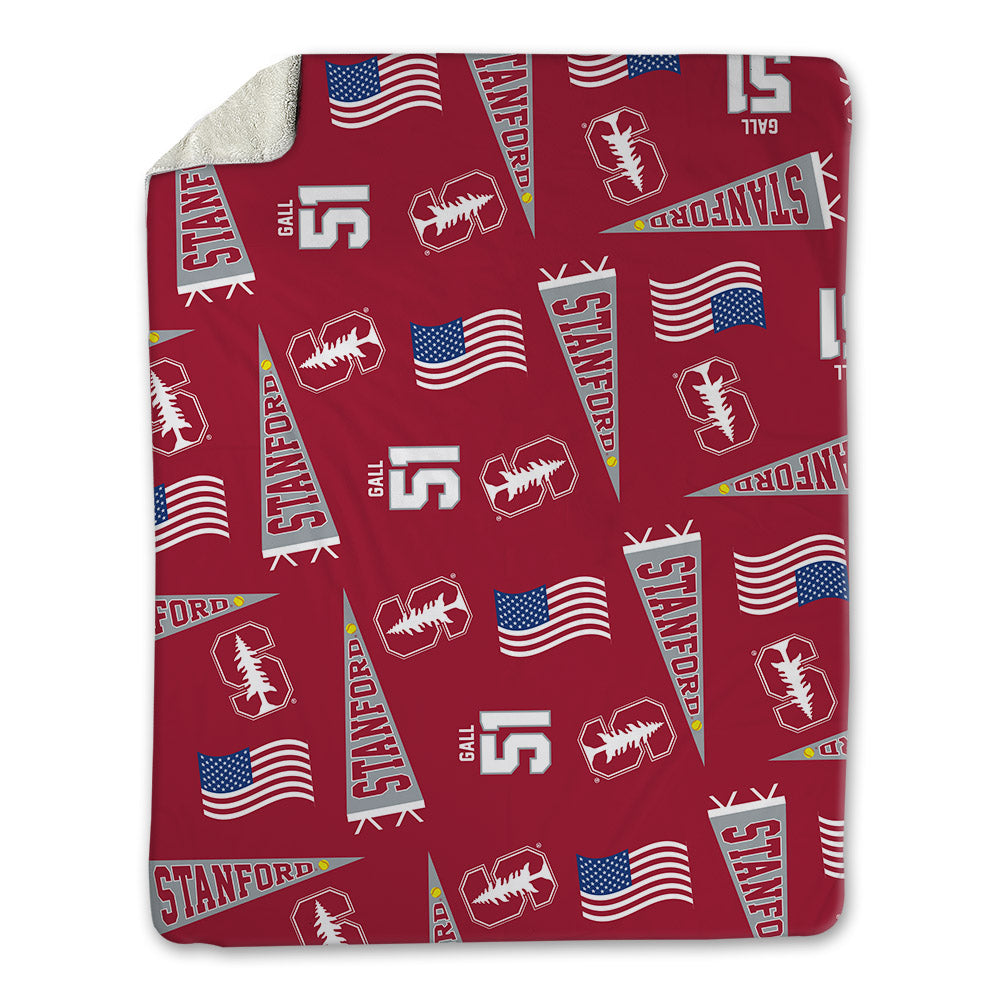 Stanford - NCAA Softball : Ava Gall - USA Blanket-0