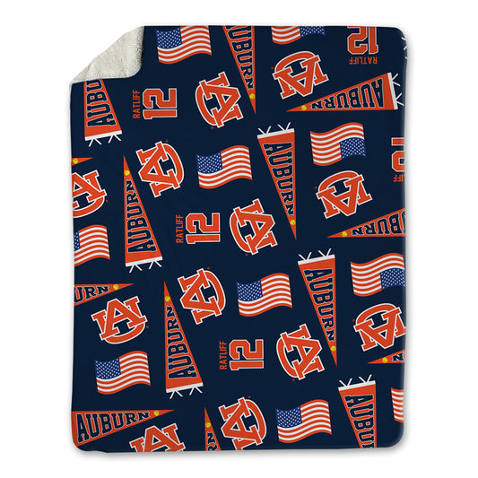 Auburn - NCAA Softball : Ava Ratliff - USA Blanket-0