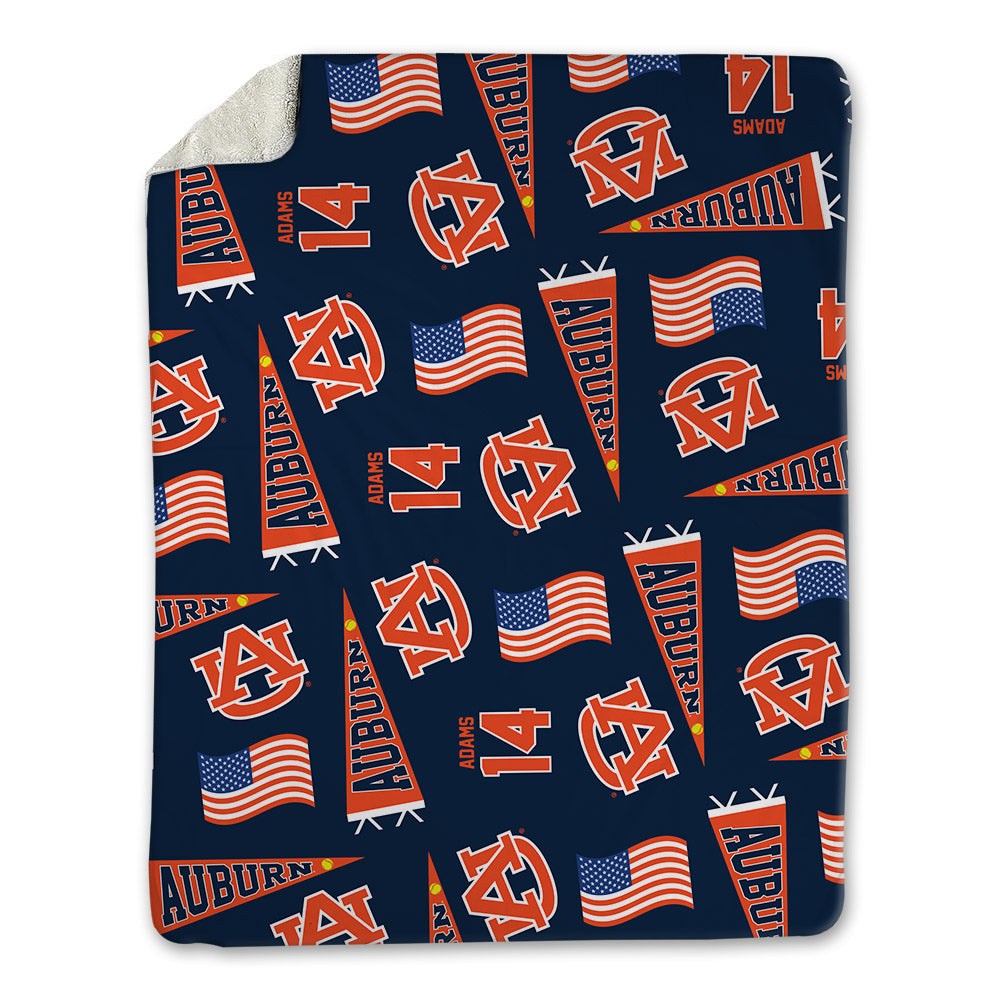 Auburn - NCAA Softball : AnnaLea Adams - USA Blanket-0