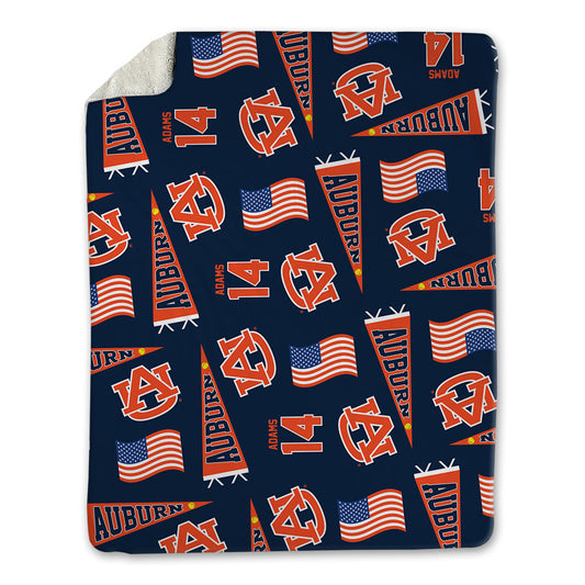 Auburn - NCAA Softball : AnnaLea Adams - USA Blanket-0