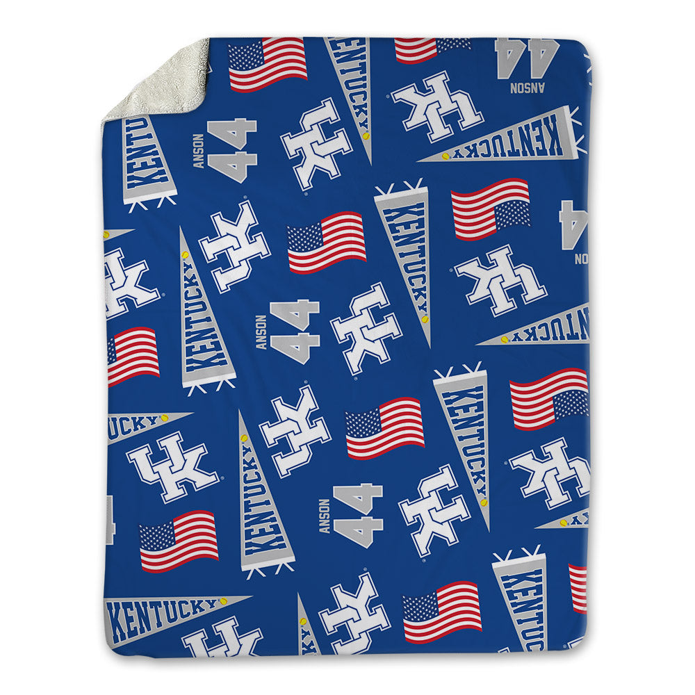 Kentucky - NCAA Softball : Madison Anson - USA Blanket-0