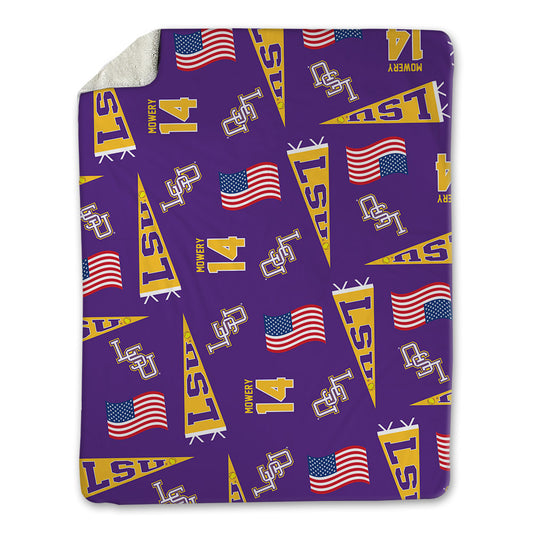 LSU - NCAA Softball : Ashlin Mowery - USA Blanket-0