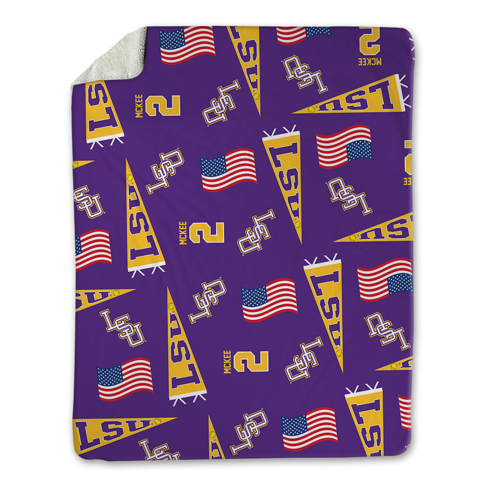 LSU - NCAA Softball : Maddox mckee - USA Blanket-0