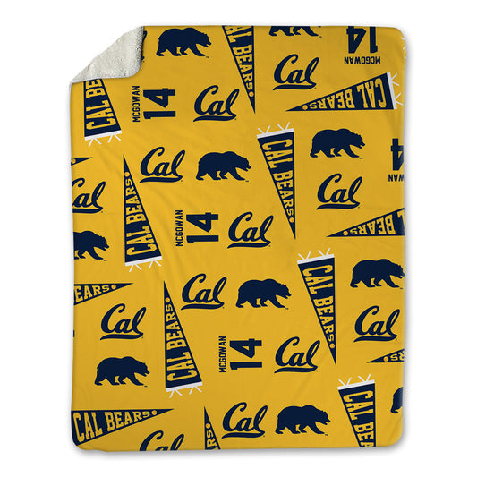 UC Berkeley - NCAA Softball : Mya McGowan - USA Blanket-0