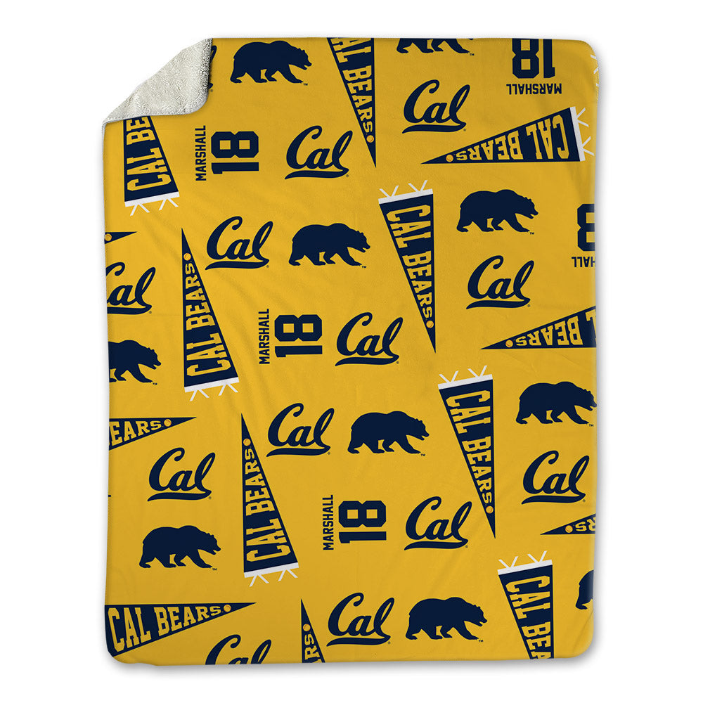 UC Berkeley - NCAA Softball : Natalie Marshall - USA Blanket-0