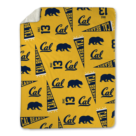 UC Berkeley - NCAA Softball : Jade Diaz - USA Blanket-0