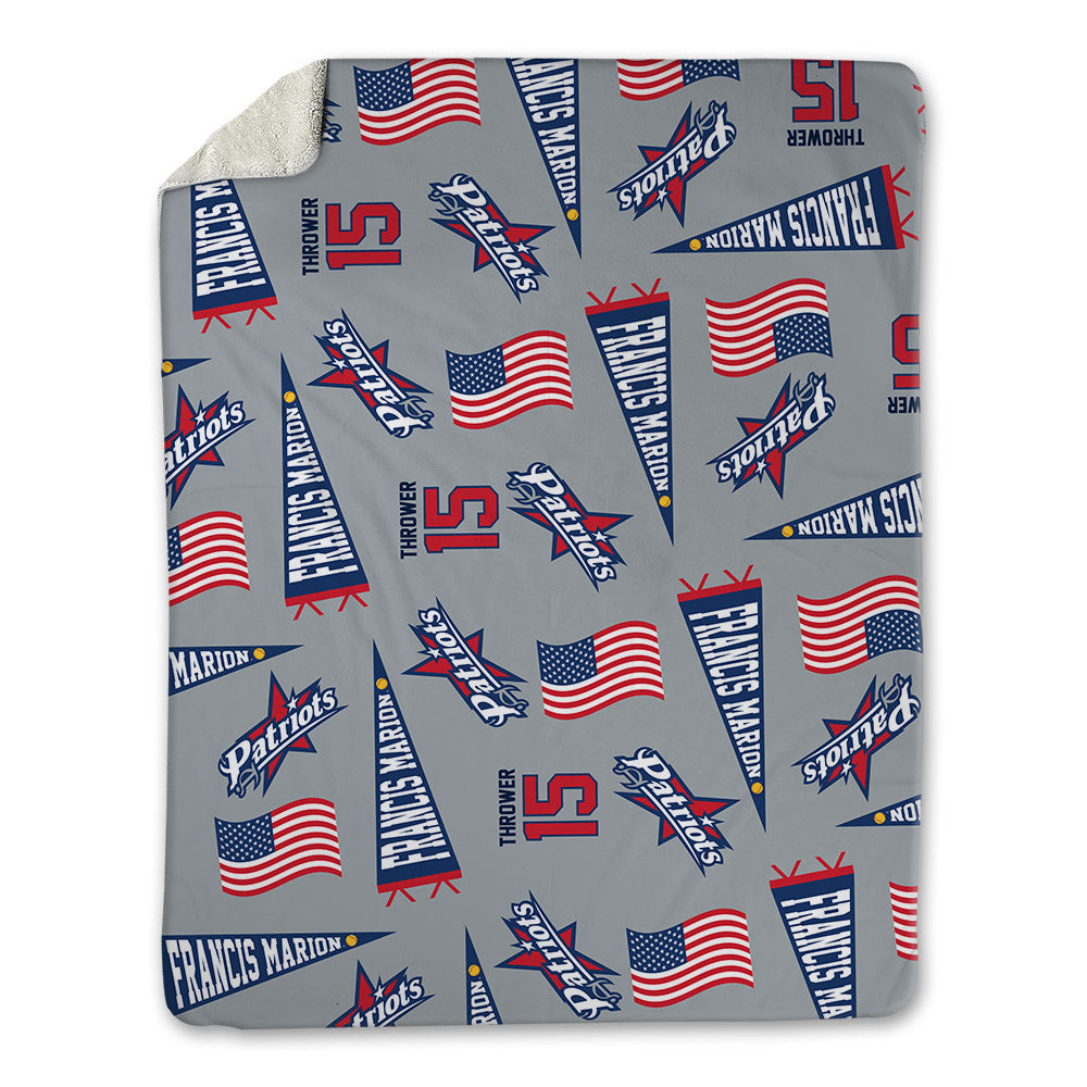 Francis Marion - NCAA Softball : Anderson Thrower - USA Blanket-0