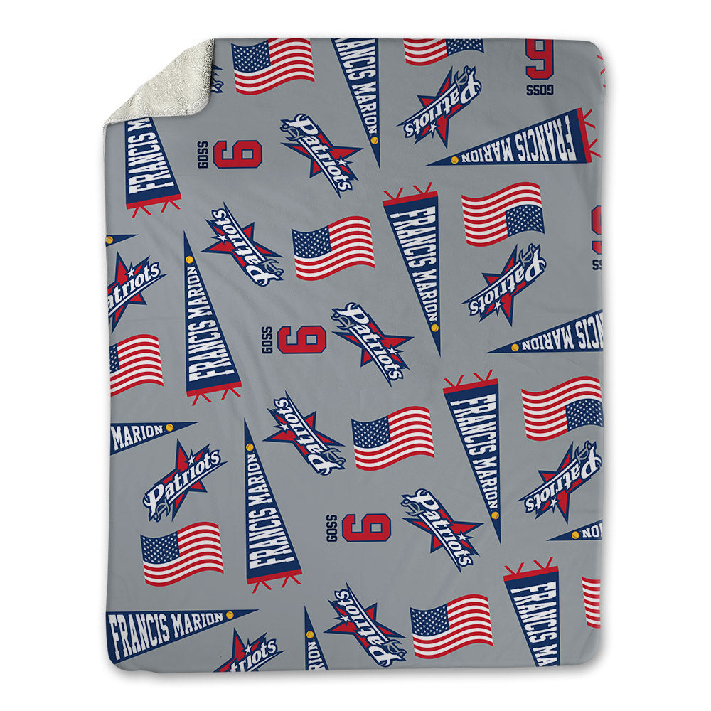 Francis Marion - NCAA Softball : Mikaela Goss - USA Blanket-0