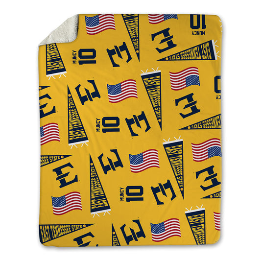 East Tennessee State - NCAA Softball : Eden Muncy - USA Blanket-0