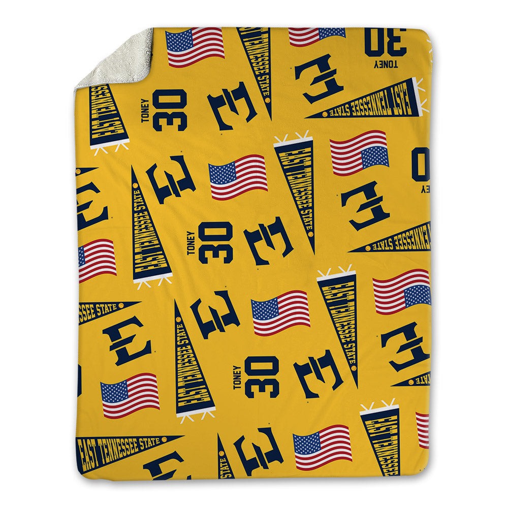 East Tennessee State - NCAA Softball : Addison Toney - USA Blanket-0