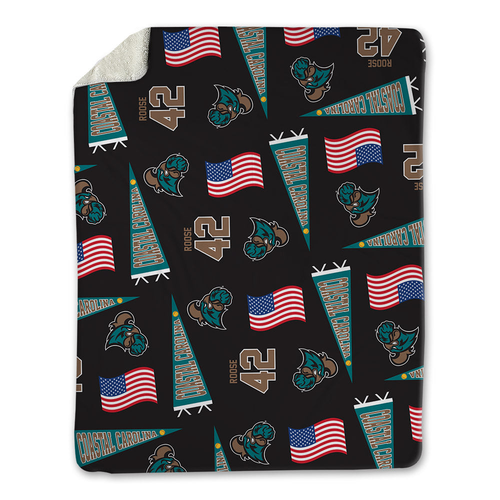 Coastal Carolina - NCAA Softball : Keirstin Roose - USA Blanket-0
