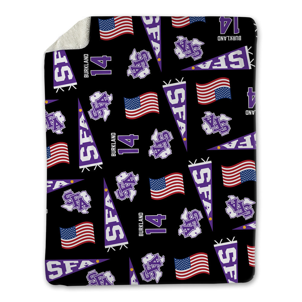 SFA - NCAA Softball : mikaelah burkland - USA Blanket-0