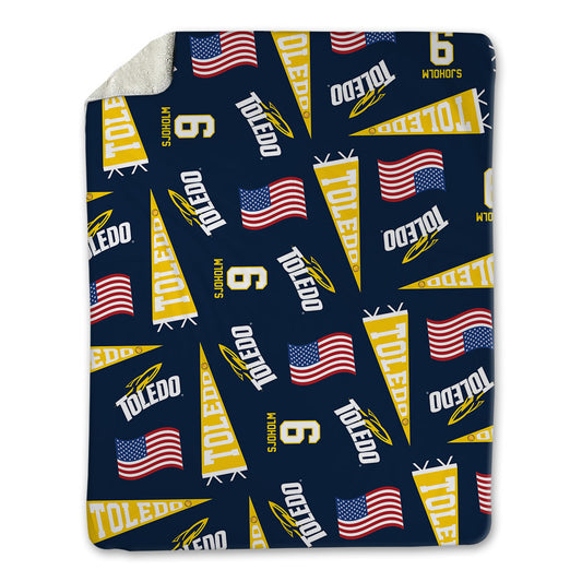 Toledo - NCAA Softball : Reis Sjoholm - USA Blanket-0