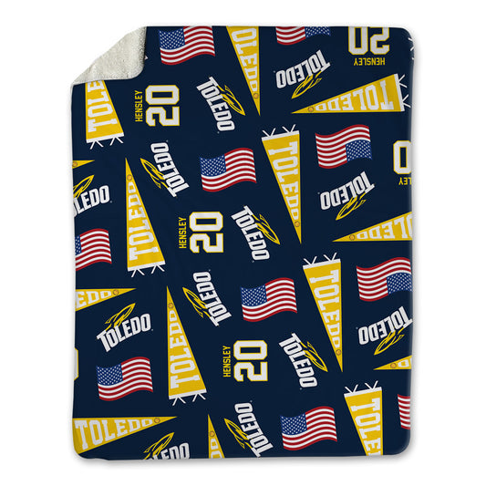 Toledo - NCAA Softball : Aubrey Hensley - USA Blanket-0
