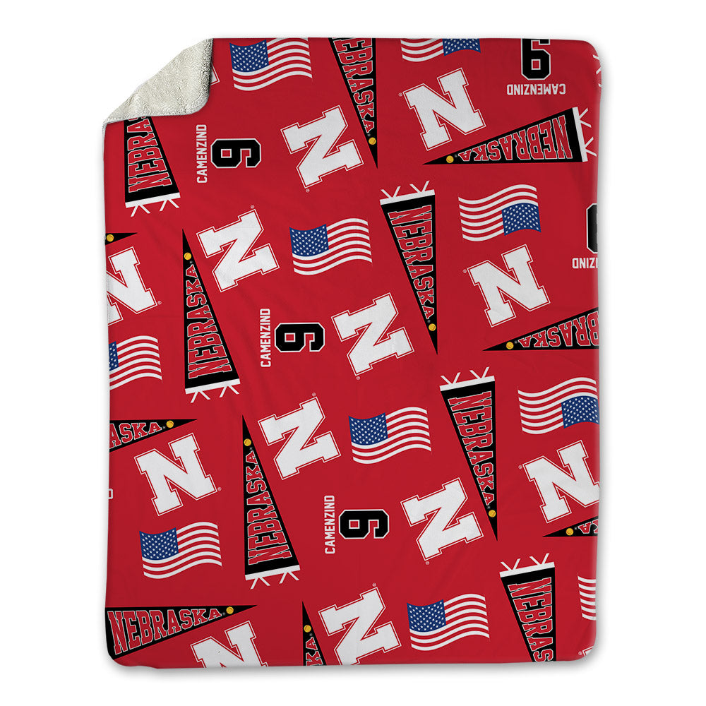 Nebraska - NCAA Softball : Hannah Camenzind - USA Blanket-0