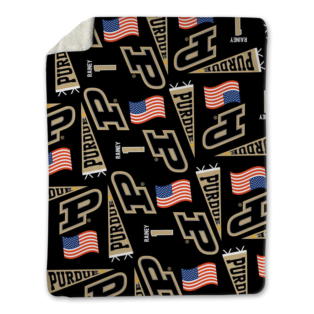 Purdue - NCAA Softball : Kendyl Rainey - USA Blanket-0