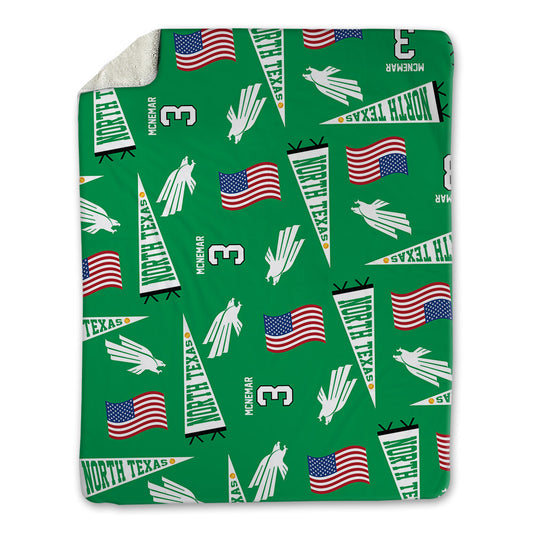 North Texas - NCAA Softball : Blayze McNemar - USA Blanket-0