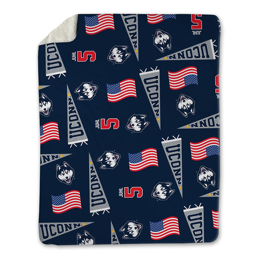UConn - NCAA Softball : Alexis Juhl - USA Blanket-0
