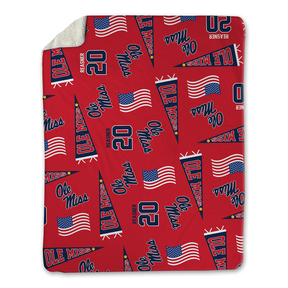 Ole Miss - NCAA Softball : Cassie Reasner - USA Blanket-0