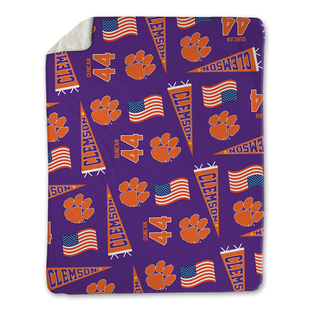 Clemson - NCAA Softball : Olivia Duncan - USA Blanket-0