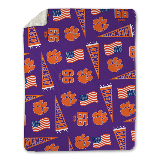 Clemson - NCAA Softball : Corri Hicks - USA Blanket-0