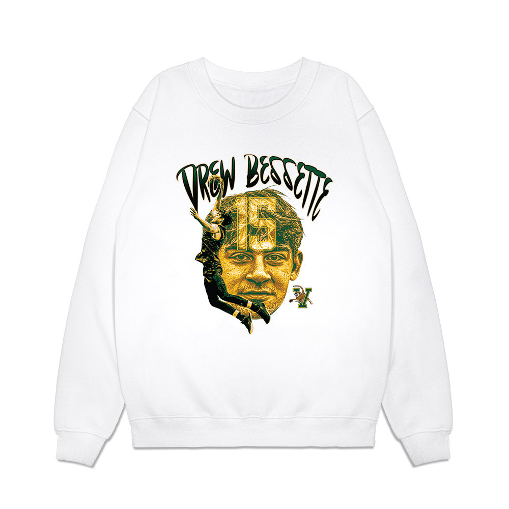 UVM - NCAA Men's Basketball : Drew Bessette - Collage Premium Crewneck Sweatshirt-0