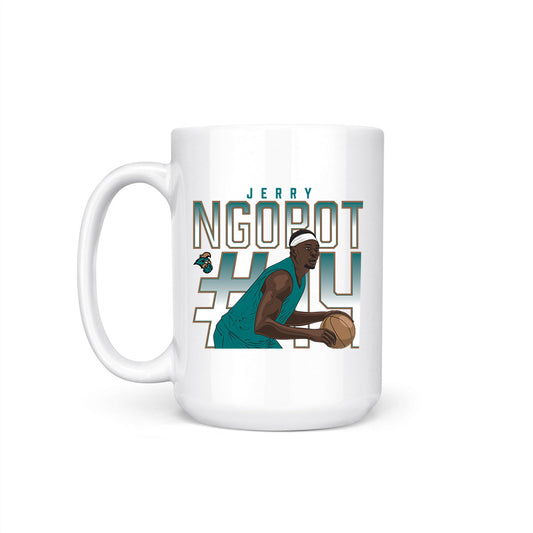Coastal Carolina - NCAA Men's Basketball : Jerry Ngopot - Coffee Mug-1