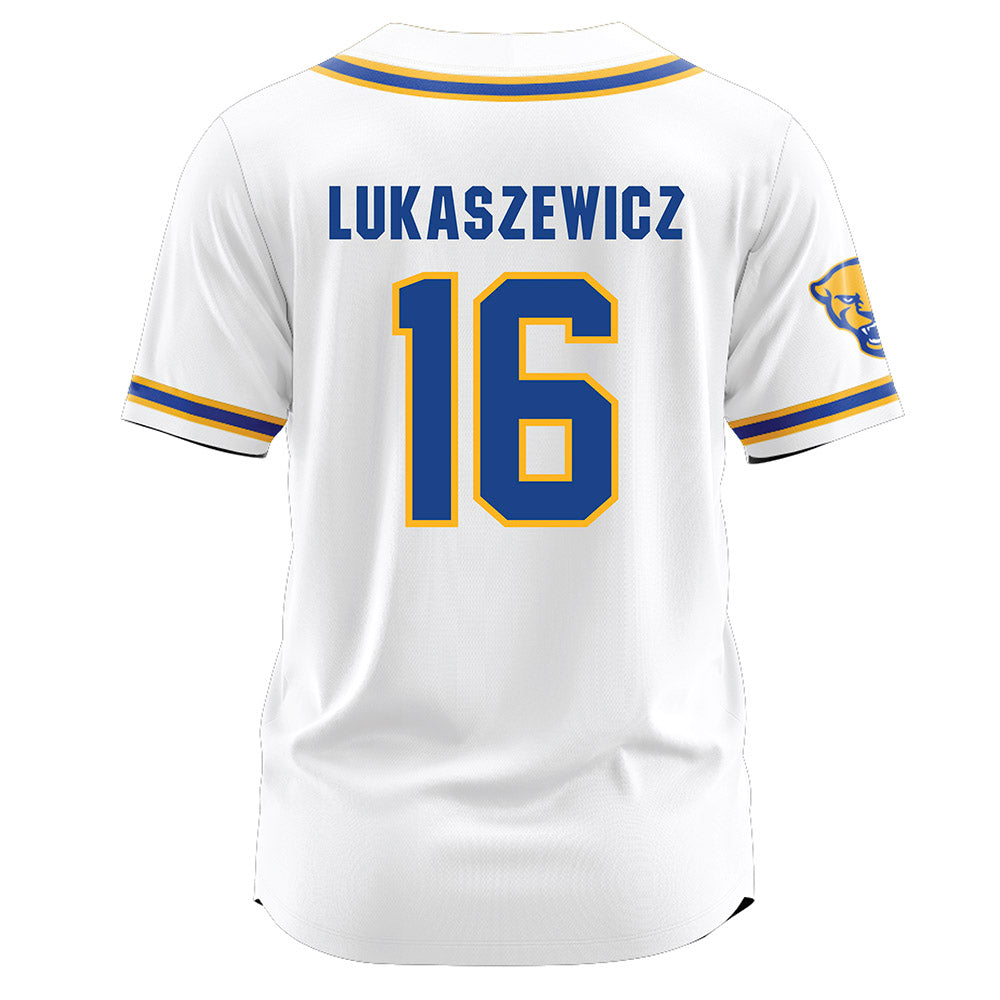 Pittsburgh - NCAA Softball : Allie Lukaszewicz - White Jersey-1