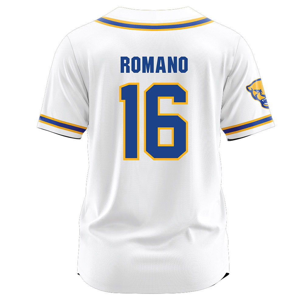 Pittsburgh - NCAA Softball : Adriana Romano - White Jersey-1