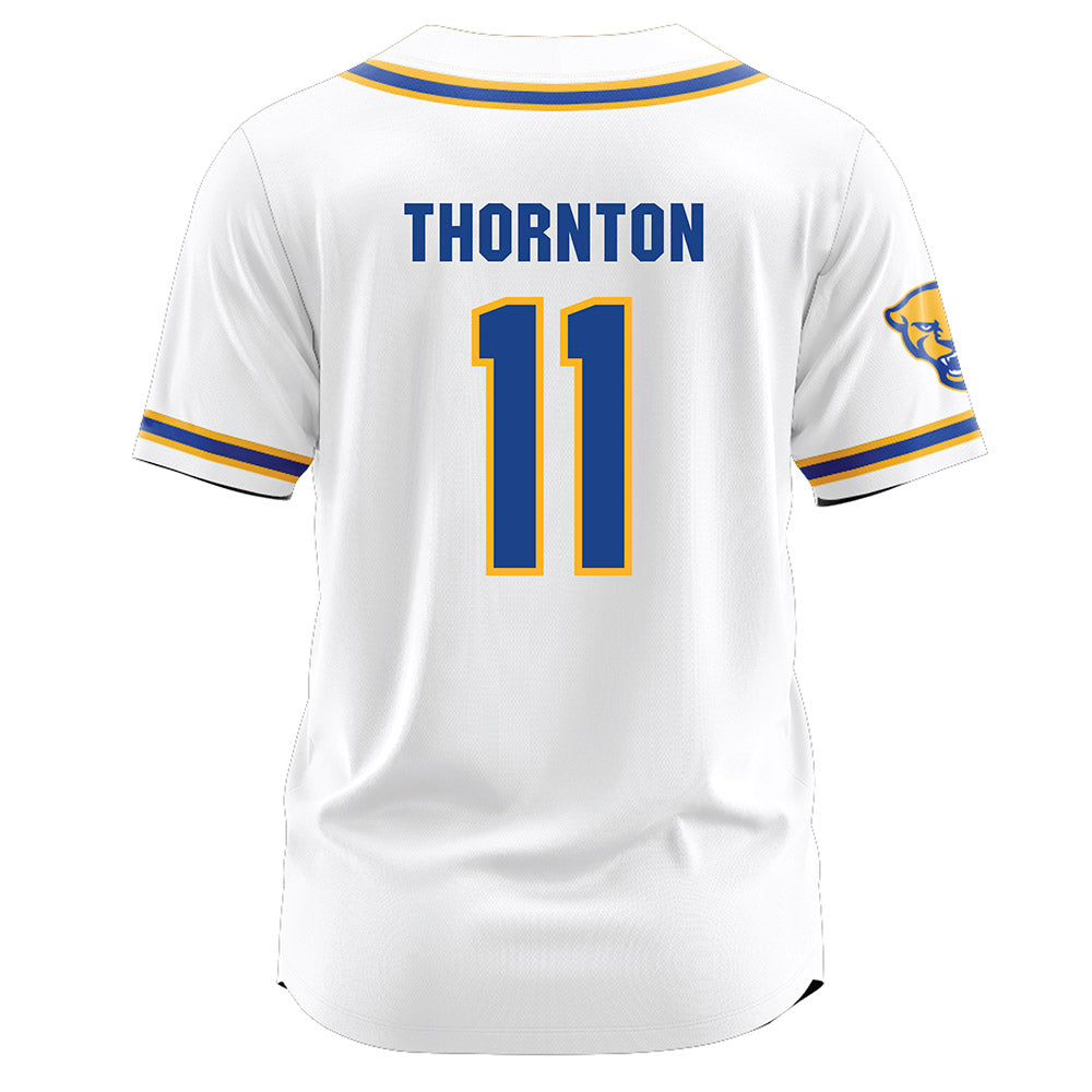 Pittsburgh - NCAA Softball : Amelia Thornton - White Jersey-1