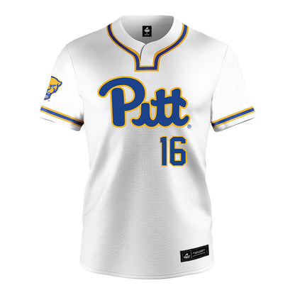 Pittsburgh - NCAA Softball : Adriana Romano - White Jersey-0