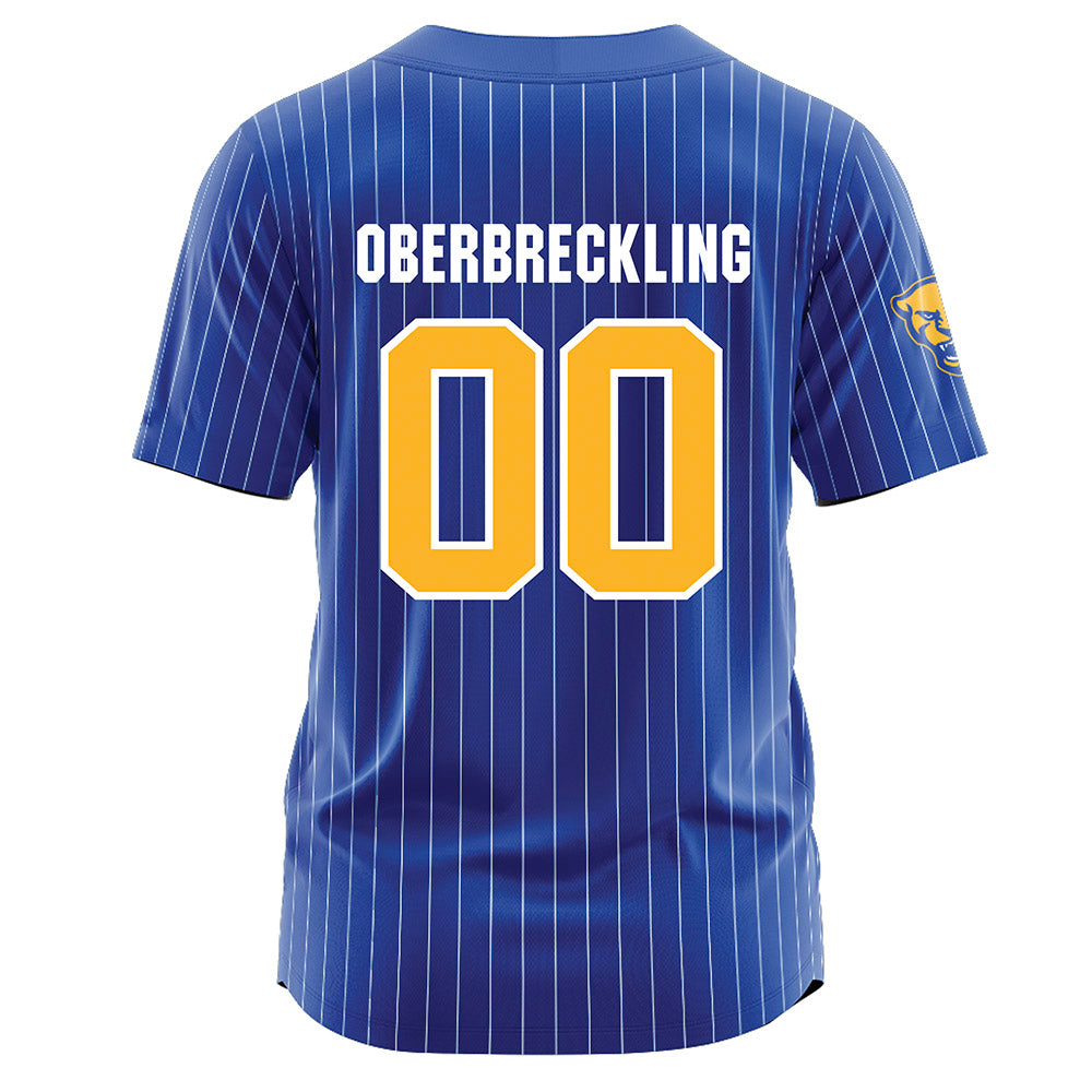 Pittsburgh - NCAA Softball : Addison Oberbreckling - Blue Jersey-1