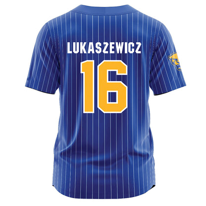 Pittsburgh - NCAA Softball : Allie Lukaszewicz - Blue Jersey-1