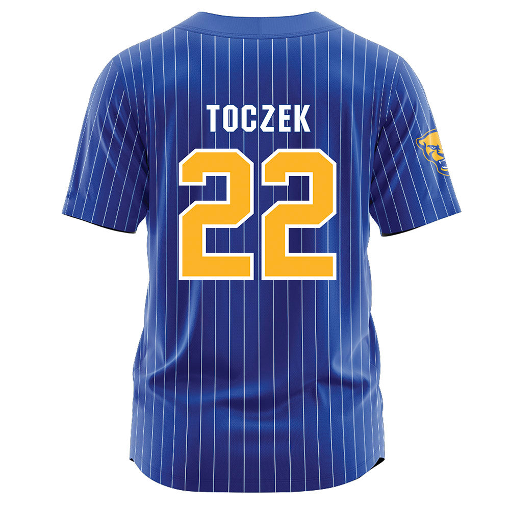 Pittsburgh - NCAA Softball : Addison Toczek - Blue Jersey-1