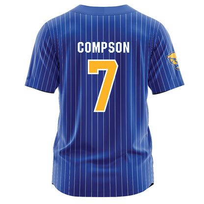 Pittsburgh - NCAA Softball : Cameron Compson - Blue Jersey-1
