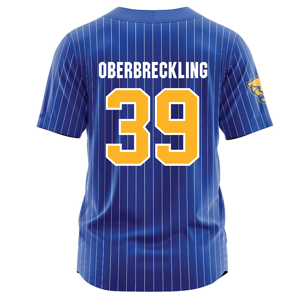 Pittsburgh - NCAA Softball : Addison Oberbreckling - Blue Jersey-1