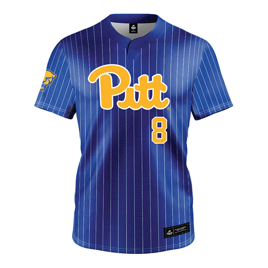 Pittsburgh - NCAA Softball : Kyra Pittman - Blue Jersey-0