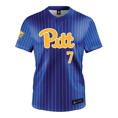 Pittsburgh - NCAA Softball : Cameron Compson - Blue Jersey-0